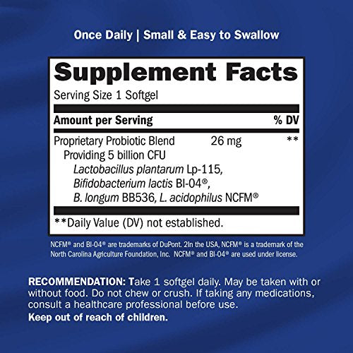 Nature's Way Probiotic Pearls - Supports Digestive, Immune & Colon Health - 30 Softgels