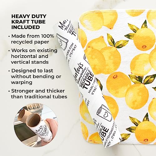 Marley's Monsters UNpaper Towels - Reusable Cotton, High Absorbency, 24 Count Roll