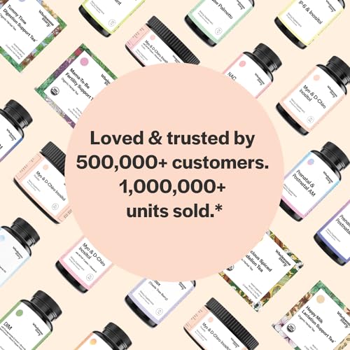Wholesome Story Inositol Supplement - Hormonal Balance & Ovarian Support, Vegan - 30-Day Supply