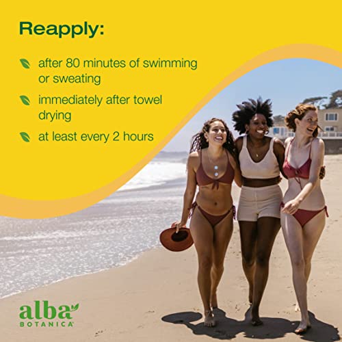 Alba Botanica Sport Sunscreen Spray - Broad Spectrum SPF 50, Plant-Based, 5oz