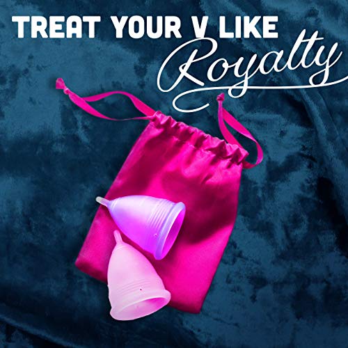 Dutchess Menstrual Cup - Leak-Free, Medical-Grade Silicone, Soft & Comfortable - 2 Small Cups