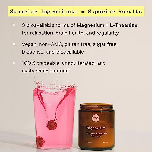 Magnesi-Om Supplement - Supports Calm, Relaxation & Regularity, Sugar-Free Berry Flavor - 12oz