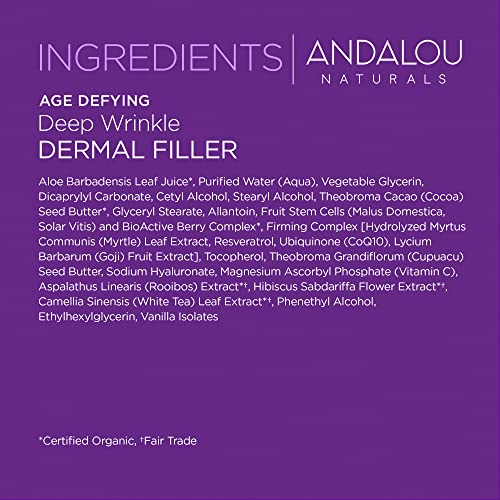 Andalou Naturals Facial Serum - Reduces Fine Lines & Wrinkles, Aloe Vera - 0.6 Fl Oz