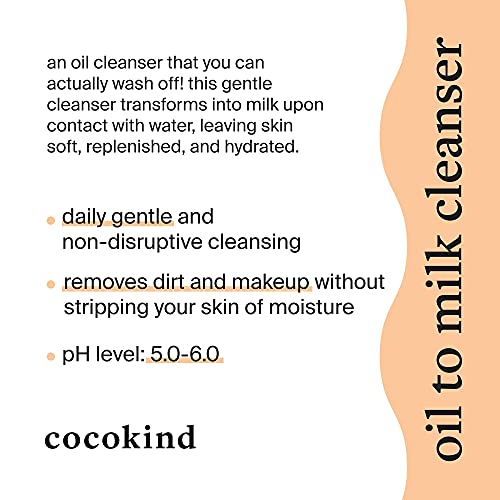 Cocokind Face Moisturizer & Oil Cleanser - Hydrating, Skin Firming, Cruelty-Free - 2 x 4oz