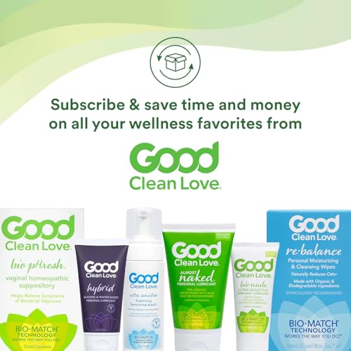 Good Clean Love Balance Feminine Wash - pH-Balanced Moisturizer, Soothing Botanicals - 8 Oz (2-Pack)