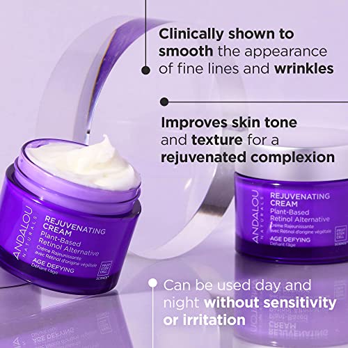 Andalou Naturals Moisturizer - Reduces Lines & Boosts Vitality with Plant-Based Ingredients - 1.7oz