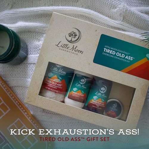 Little Moon Essentials Bath & Body Set - Revitalizing Self-Care, Vegan & Natural - 4 Items