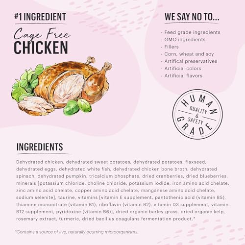 The Honest Kitchen Dehydrated Dog Food - Protein-Rich, Human Grade, Natural Ingredients - 2 lb Box