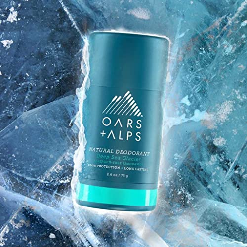 Oars + Alps Deodorant - Effective Odor Control, Dermatologist Tested for Sensitive Skin - 2.6oz