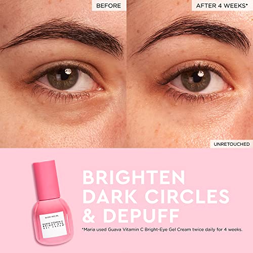 Glow Recipe Bright Light Kit - Fade Dark Spots & Hydrate Skin, Guava & Plum - 30ml, 5ml, 15ml