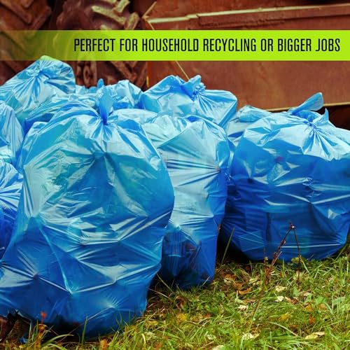 BioBag Compostable Liners - Certified ASTM D6400, Durable & Plant-Based - 48 Gallon, 80 Count