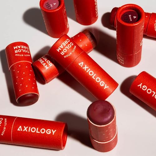Axiology Multi-purpose Makeup Stick - Hydrating Color for Eyes, Lips, Cheeks, 0.15oz Devotion