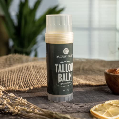 Dr. Cowan's Garden Body Balm - Nourishing Magnesium Tallow, Lavender & Lemon Balm - 2oz