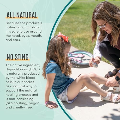 Active Skin Repair First Aid Spray - Natural Healing for Cuts, Rashes & Sunburns - 3 oz