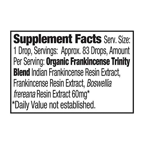 Ancient Nutrition Frankincense Essential Oil - 100% Pure, Organic, Invigorating Aroma - 5 mL