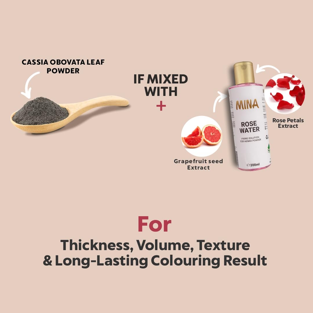MinaiBrow Dark Brown Tint Kit - Natural Spot Coloring, 100% Gray Coverage, Vegan - 30 Applications