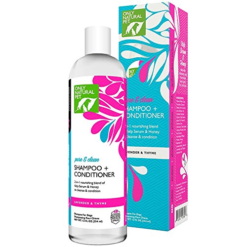 Only Natural Pet 2-in-1 Dog Shampoo & Conditioner - Nourishing Kelp & Honey, Lavender Scent - 16oz