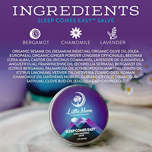 Little Moon Essentials Aromatherapy Salve - Promotes Restful Sleep, Vegan & Natural - 3oz
