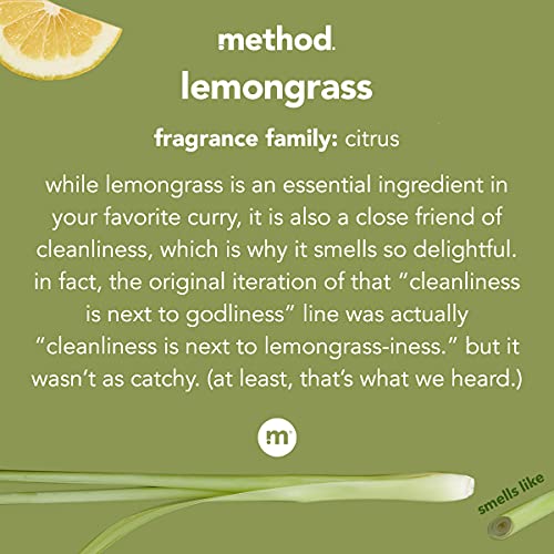 Method Heavy Duty Degreaser - Plant-Based Grease Cutter, Lemongrass Scent - 28oz Spray Bottle