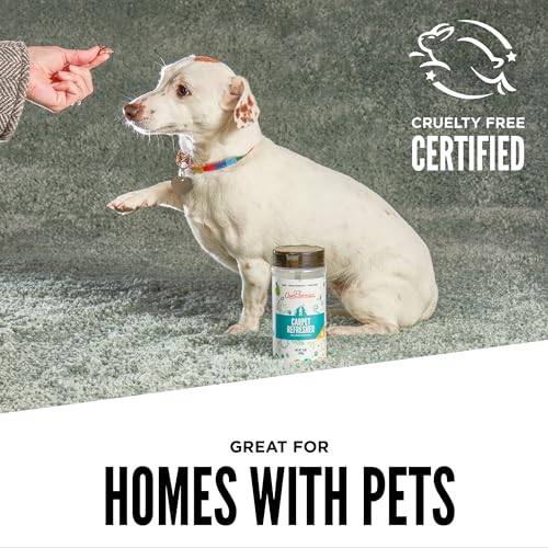 Aunt Fannie's Carpet Freshener - Natural Odor Eliminator with Lemon Scent, 16oz for Pets
