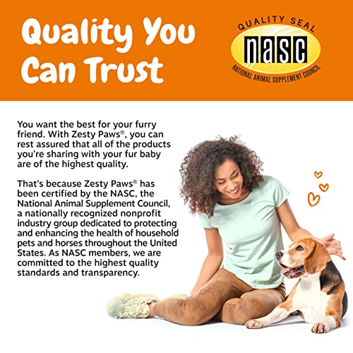 Zesty Paws Dog Allergy Relief - Supports Immune & Digestive Health, Lamb Flavor - 90 Soft Chews