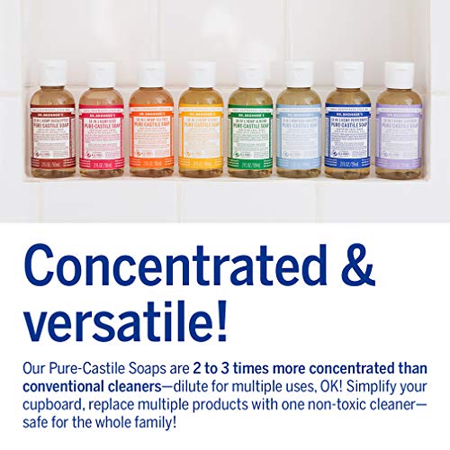 Dr. Bronner's Body Soap Gift Pack - Organic Oils, Fair Trade, Multi-Use - 2oz Variety Set