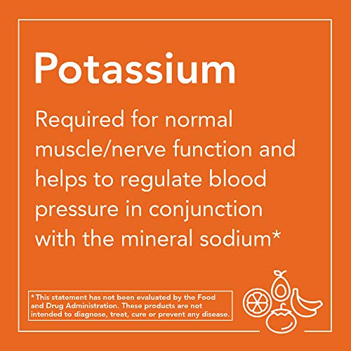 NOW Foods Potassium Citrate 99 mg - Supports Electrolyte Balance, Vegan, Kosher - 360 Veg Caps