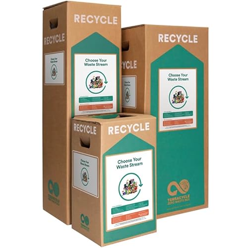 TERRACYCLE All-In-One Zero Waste Box - Recycle Diverse Materials, Prepaid Shipping - 11x11x20