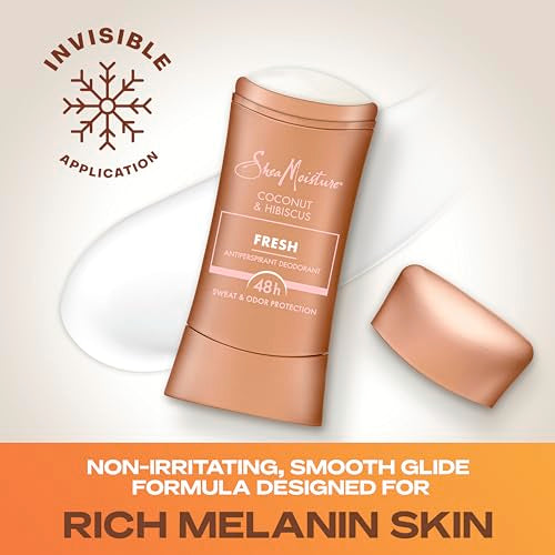 SheaMoisture Antiperspirant Deodorant - 48HR Sweat & Odor Protection, Coconut & Hibiscus - 2.6oz