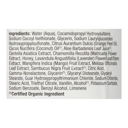 Alba Botanica Body Wash - Hydrating Honey Mango Formula, Vegetarian & Cruelty-Free - 32oz