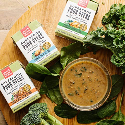 The Honest Kitchen Dog Food Toppers - Nutritious Turkey Stew with Superfoods, 5.5 oz Pack of 12