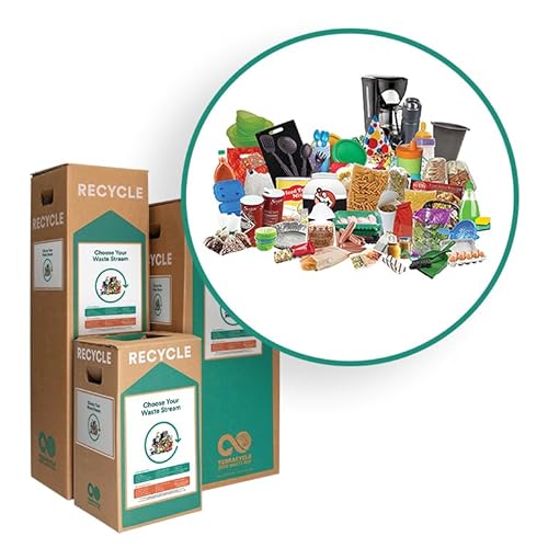 TERRACYCLE Zero Waste Box - Recycle Non-Recyclables, Includes Prepaid Return Label - 11" x 11" x 20"