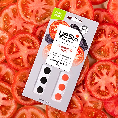 Zit Zapping Dots | Detoxifying Charcoal, 24 Patches, Suitable for Blemish Prone Skin