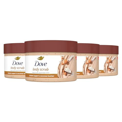 Dove Body Scrub - Deep Exfoliation & Moisture Rich, Brown Sugar & Coconut Butter - 10.5 oz