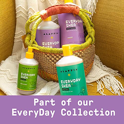 Alaffia EveryDay Shea Shampoo & Conditioner Set - Nourishing, Lavender Aroma - 32oz Each