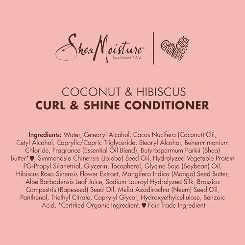 SheaMoisture Curl & Shine Conditioner - Hydrates & Defines Curls with Neem Oil - 13 oz