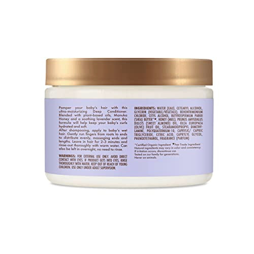 SheaMoisture Baby Conditioner - Hydrates Delicate Hair, Pediatrician-Tested, 12oz
