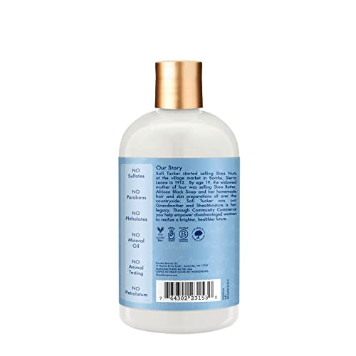 SheaMoisture Shampoo - Restores Moisture & Strength for Damaged Hair with Manuka Honey - 13oz