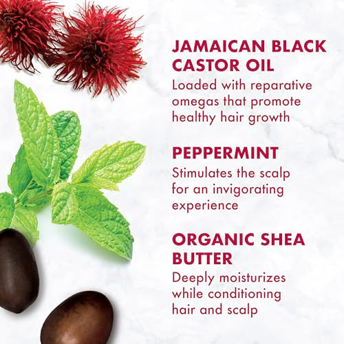 SheaMoisture Jamaican Black Castor Oil Leave-In Conditioner - Softens & Detangles, 11.5oz