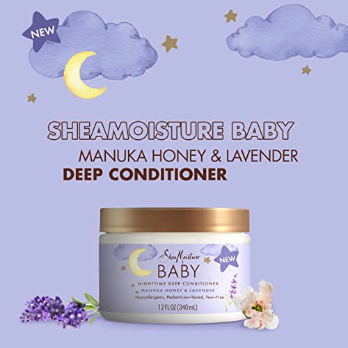 SheaMoisture Baby Conditioner - Hydrates Delicate Hair, Pediatrician-Tested, 12oz