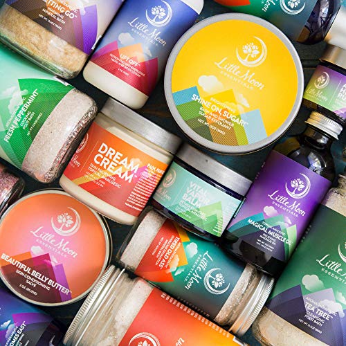 Little Moon Essentials Lip Balm - Natural Hydration, Vegan & Cruelty-Free - 3 Pack Peppermint