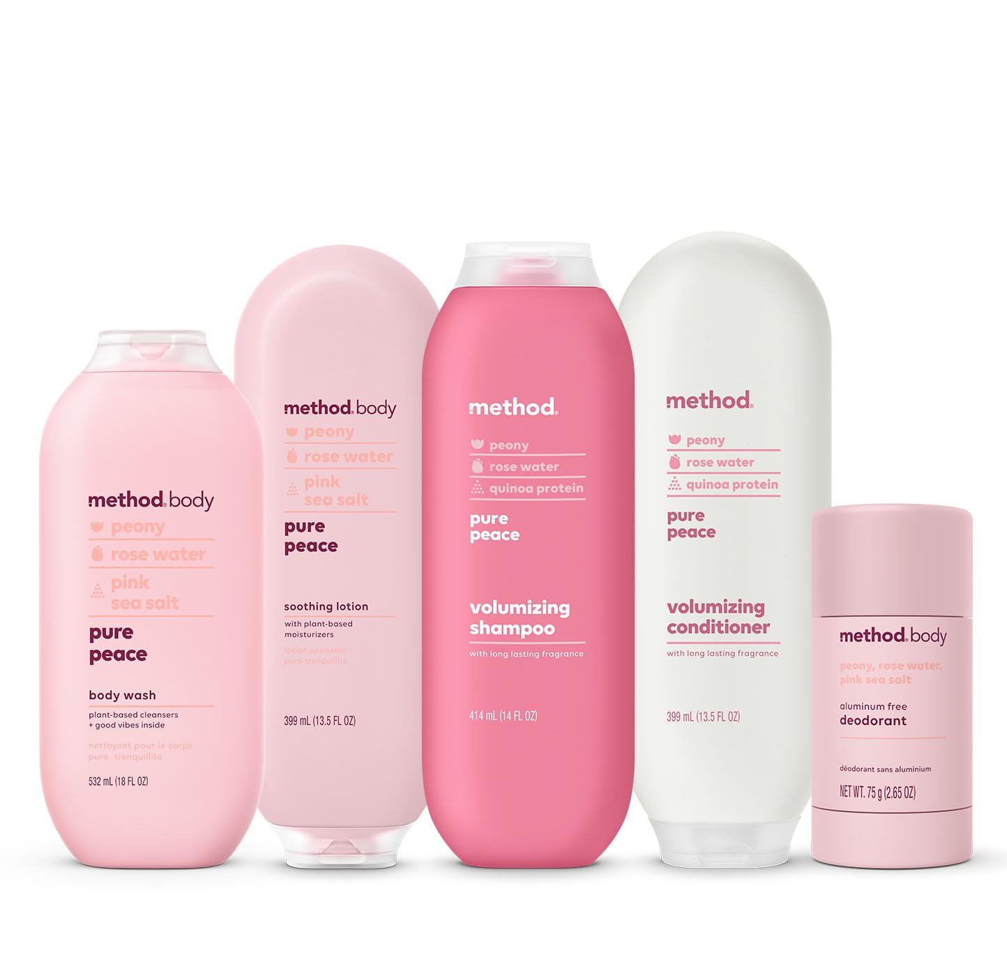 Method Body Wash - Paraben & Phthalate Free, Moisturizing Peony & Rose Water - 28 oz