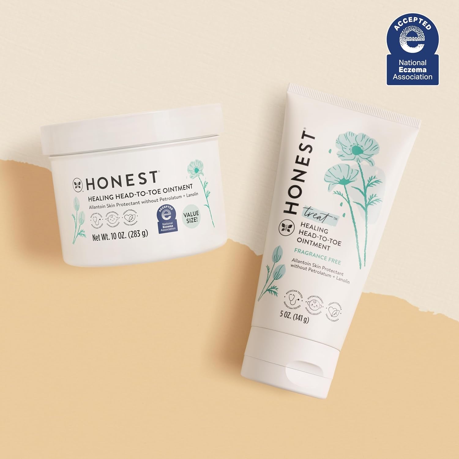 Head to Toe Multi-Purpose Healing Ointment | Gentle for Baby | Hypoallergenic, Vegan, Allantoin-Powered | Value Size, 10 Oz