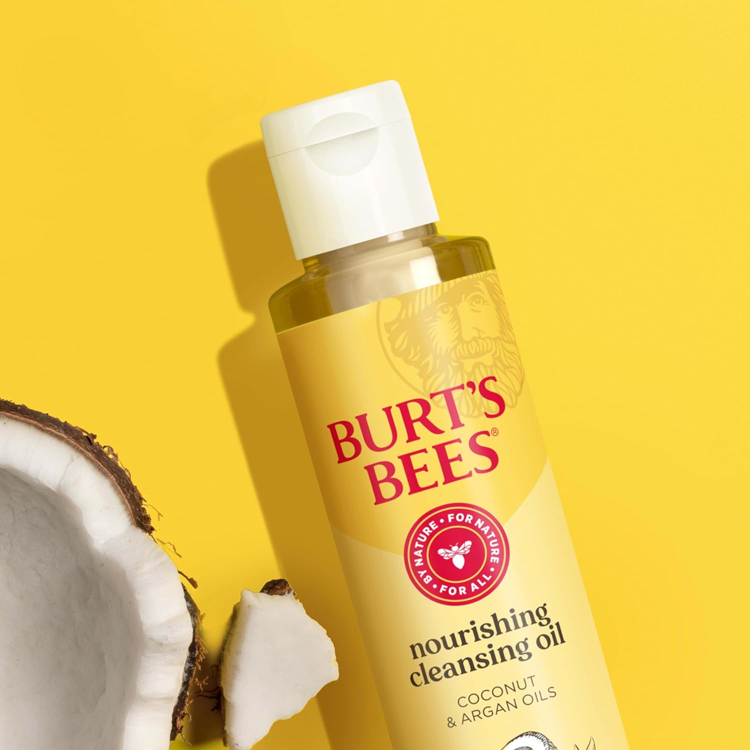 Burt's Bees Cleansing Oil - Hydrating Coconut & Argan Oil, Natural Ingredients - 6 fl. oz.