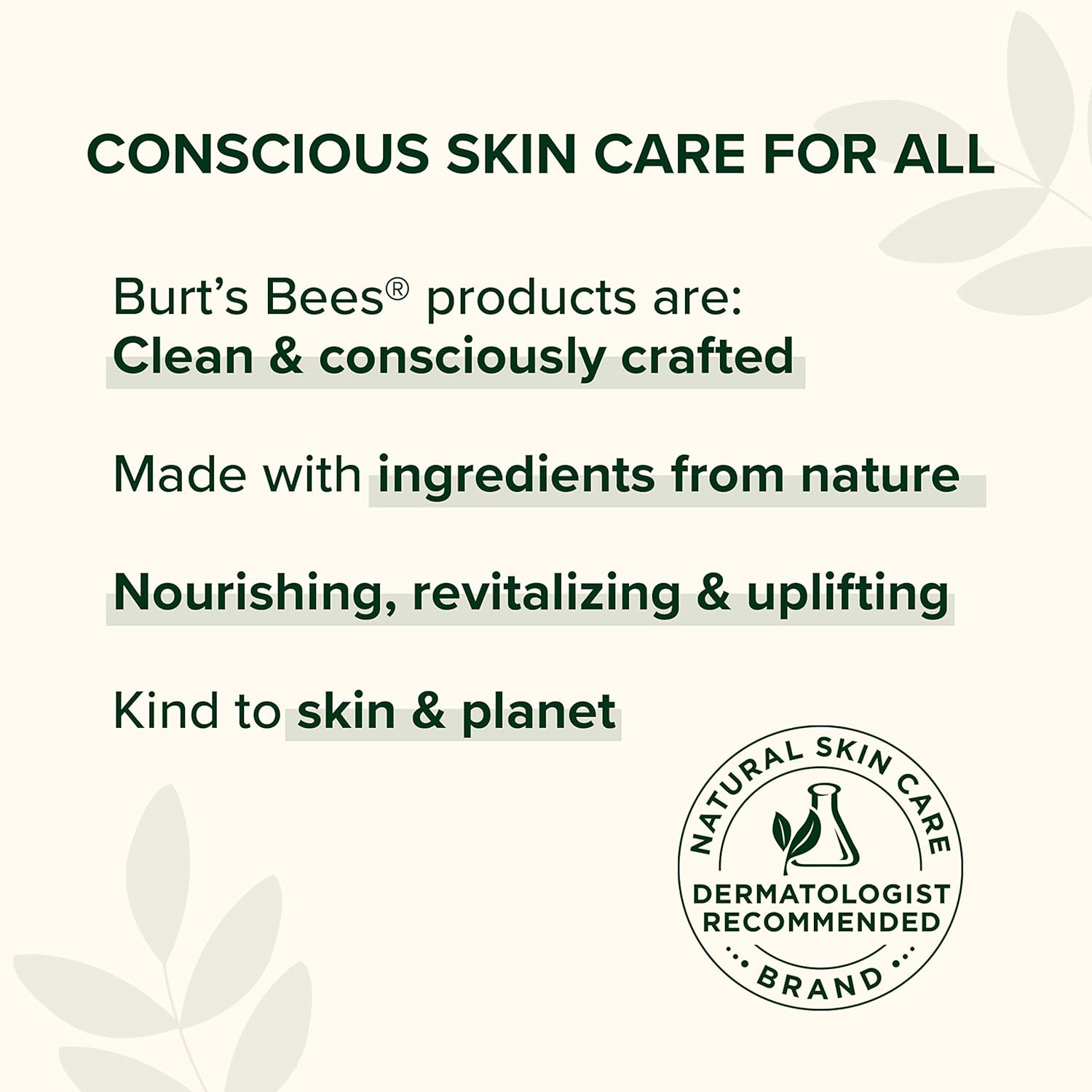 Burt's Bees Skin Care Set - Nourishing Travel Size Essentials for Hydrated Skin - 5 Items