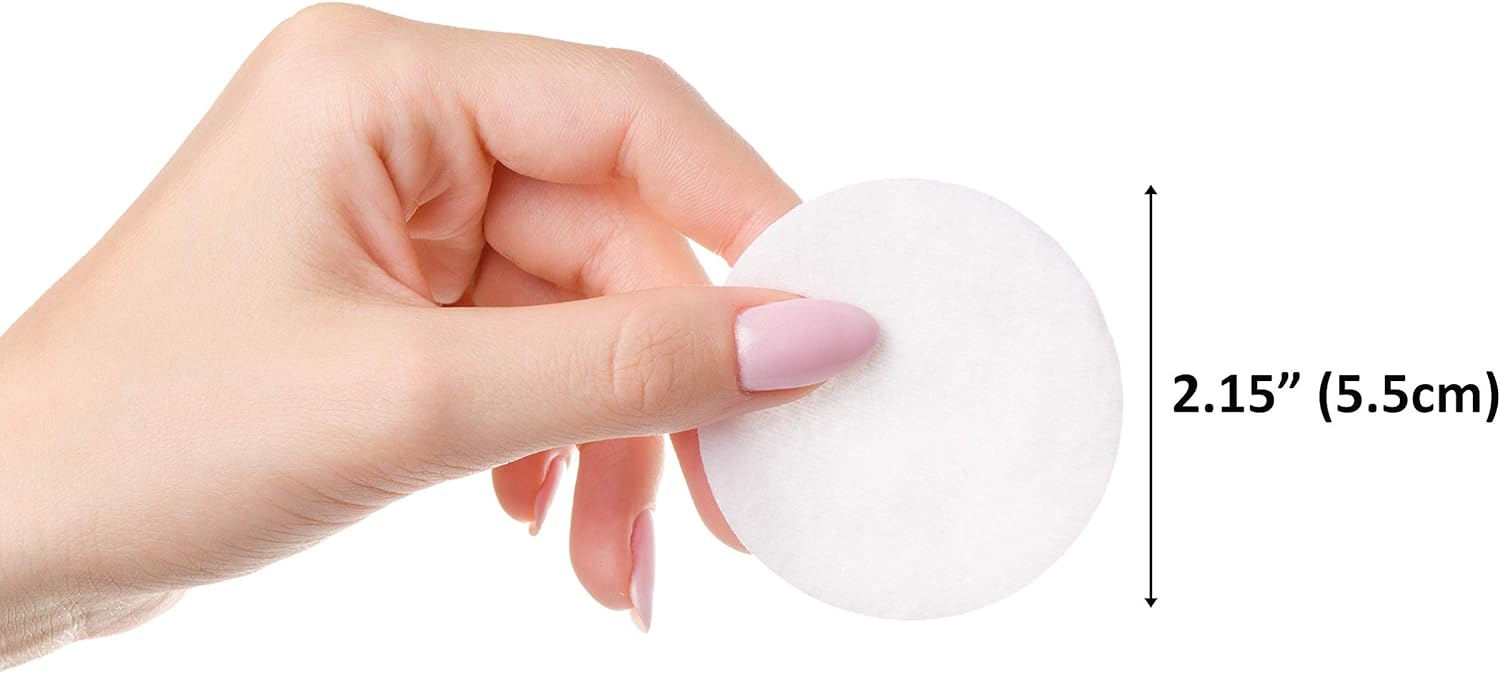 Cliganic Cotton Rounds - Lint-Free, Hypoallergenic Makeup Remover, 100% Pure Cotton - 300 Count
