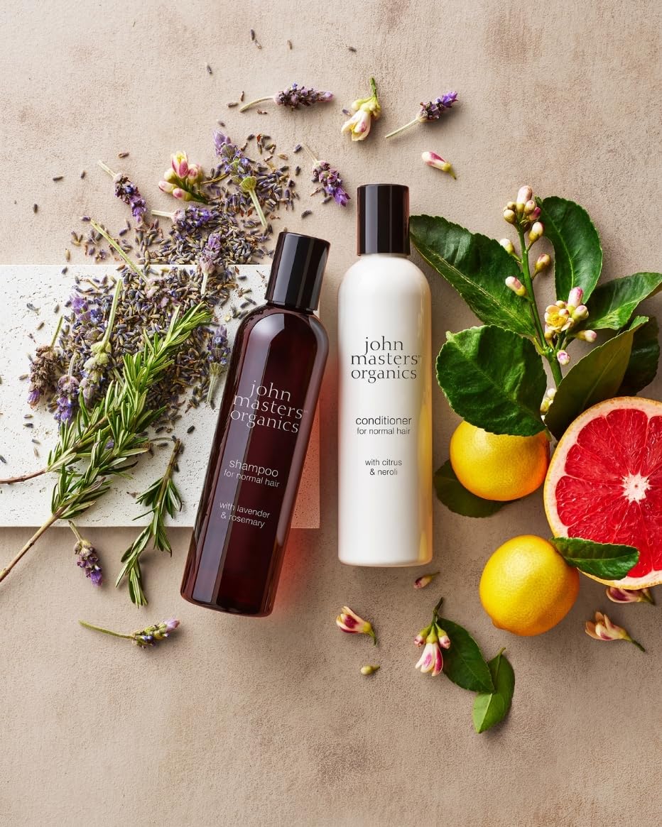 John Masters Organics Shampoo - Nourishing Lavender & Rosemary, USDA Organic, 16 oz