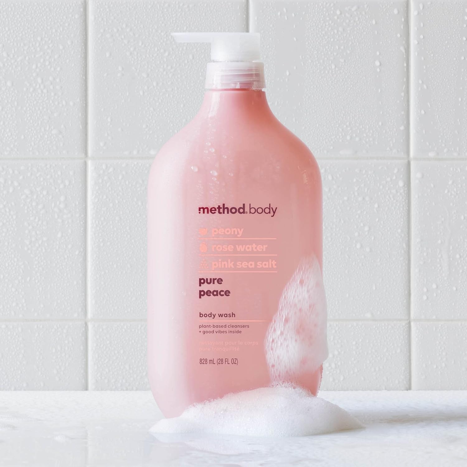 Method Body Wash - Paraben & Phthalate Free, Moisturizing Peony & Rose Water - 28 oz