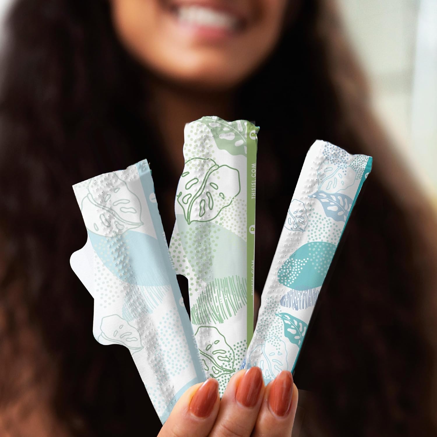 L. Organic Cotton Tampons - 100% Cotton, No Chemicals, Comfortable Applicator - 84 Count