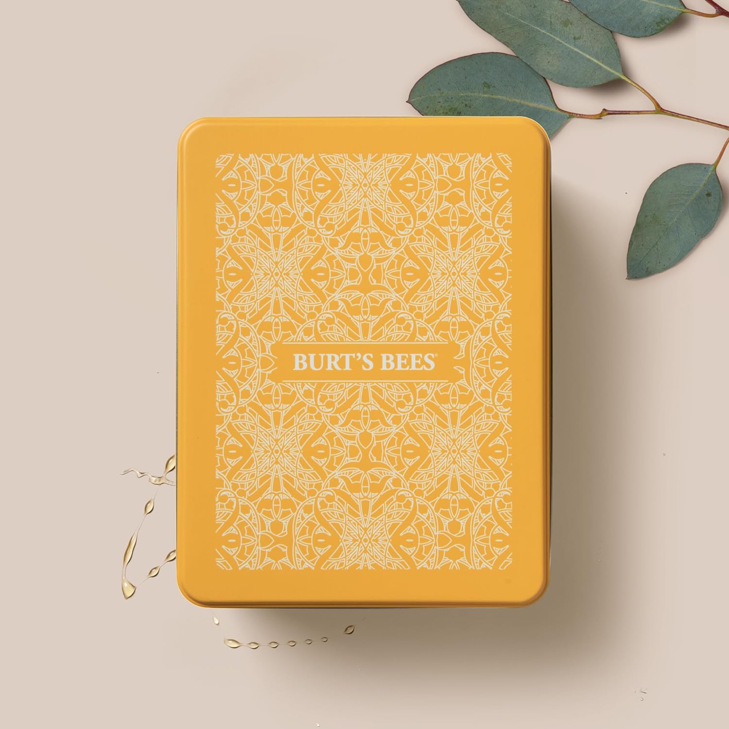 Burt's Bees Bath & Body Set - Nourishing Skin Care for Hands, Feet & Lips - 6 Products in Tin